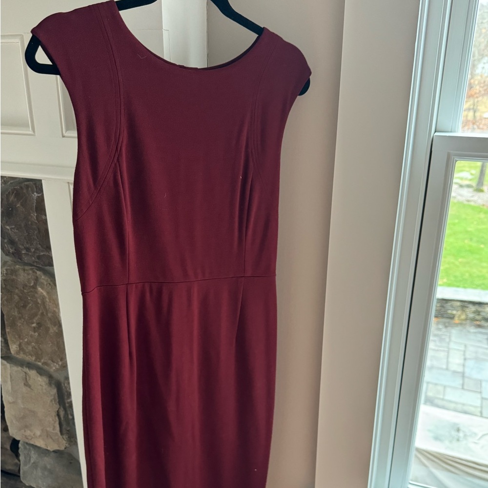 Express Maroon midi dress